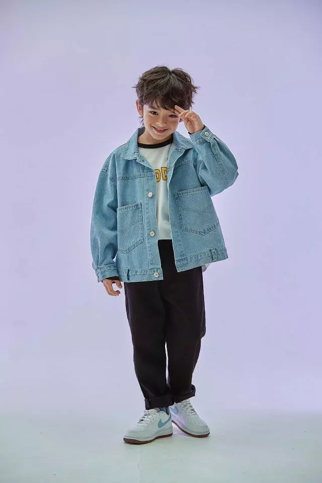 Kokoyarn - Korean Children Fashion - #designkidswear - Spring Denim Jacket - 10