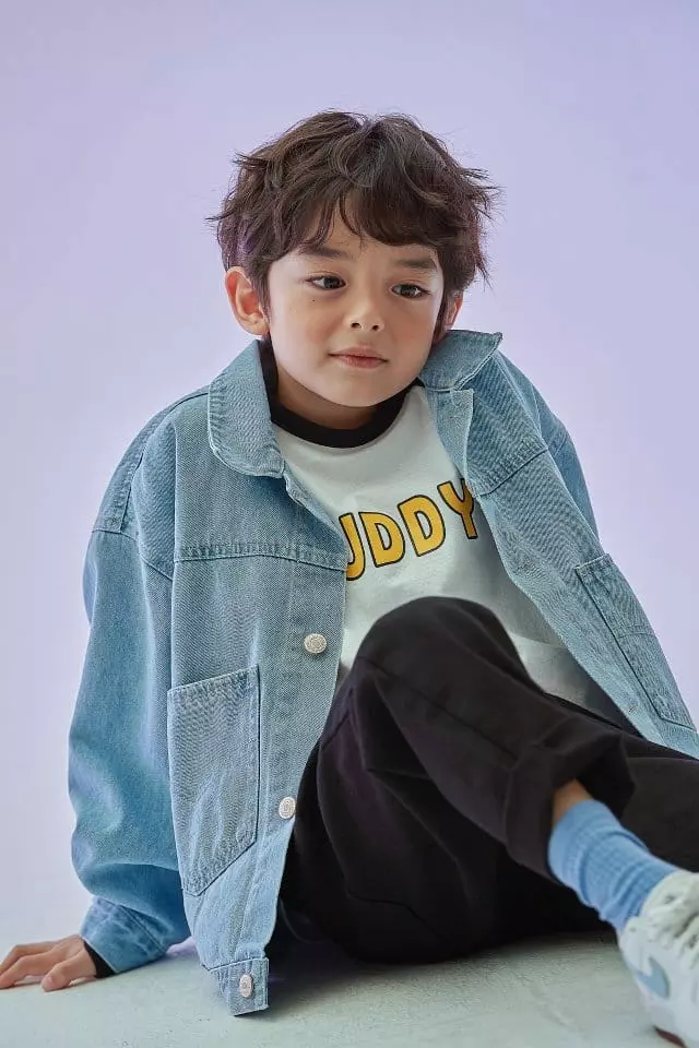 Kokoyarn - Korean Children Fashion - #fashionkids - Spring Denim Jacket - 12