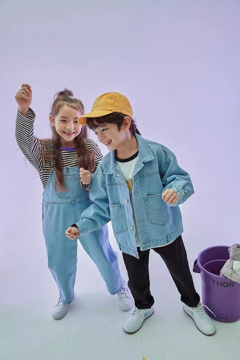 Kokoyarn - Korean Children Fashion - #kidsstore - Spring Denim Jacket - 5