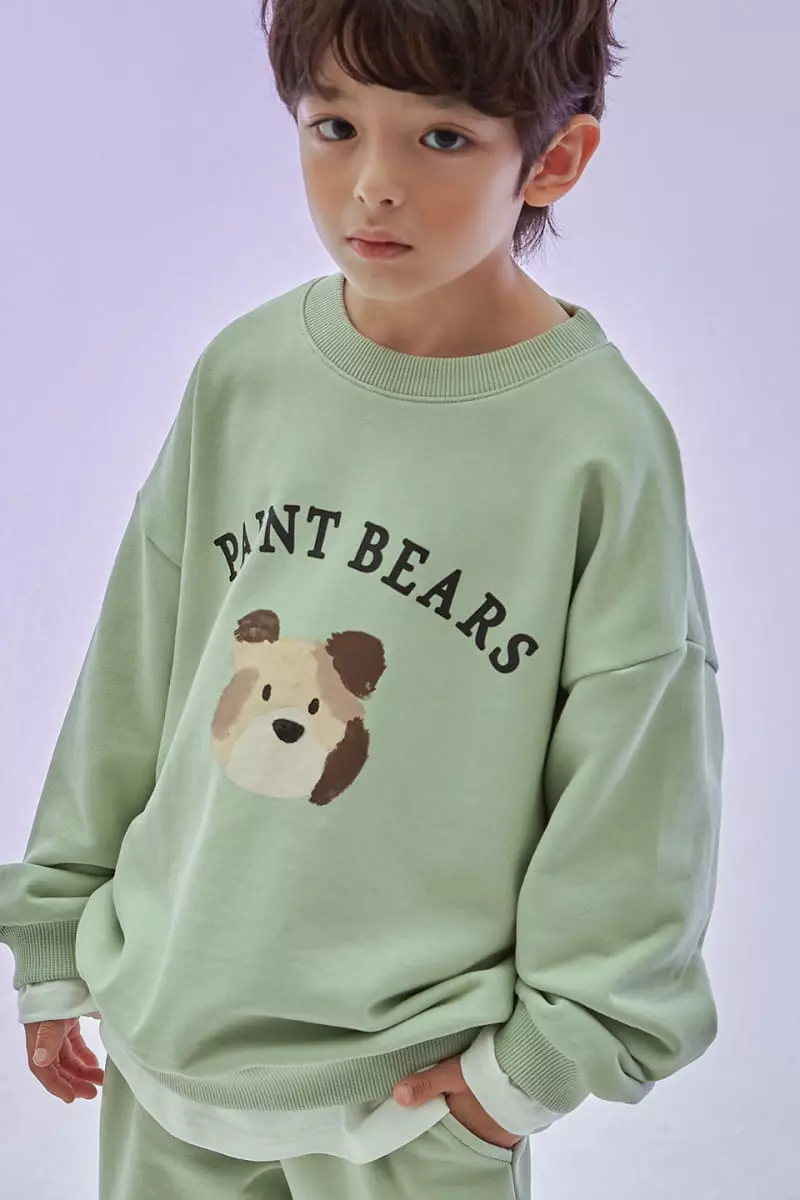 Kokoyarn - Korean Children Fashion - #kidzfashiontrend - Bear Top Bottom Set