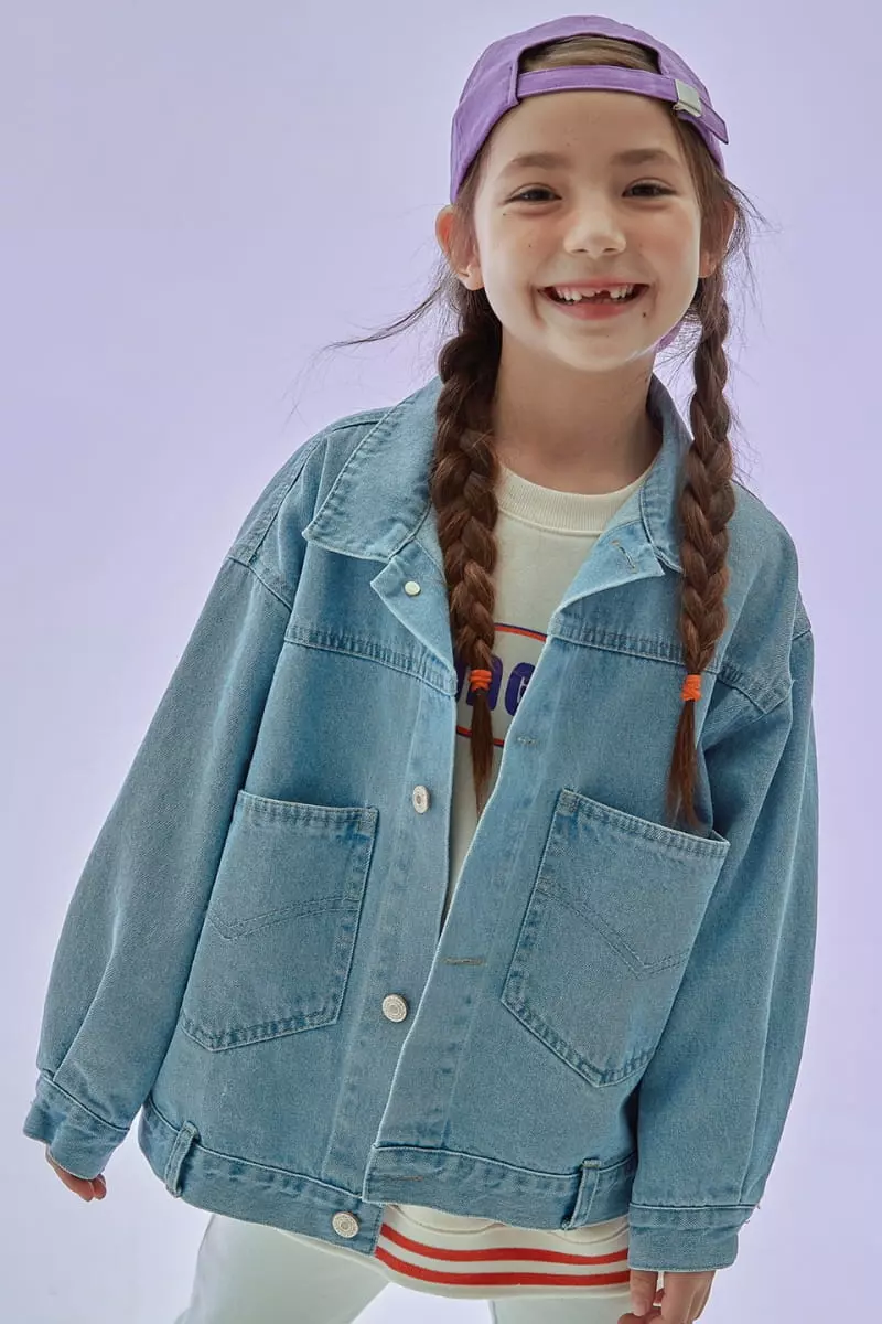 Kokoyarn - Korean Children Fashion - #kidzfashiontrend - Spring Denim Jacket - 6