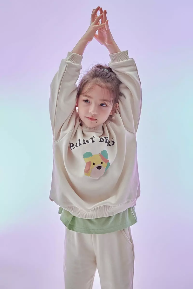 Kokoyarn - Korean Children Fashion - #littlefashionista - Bear Top Bottom Set - 4