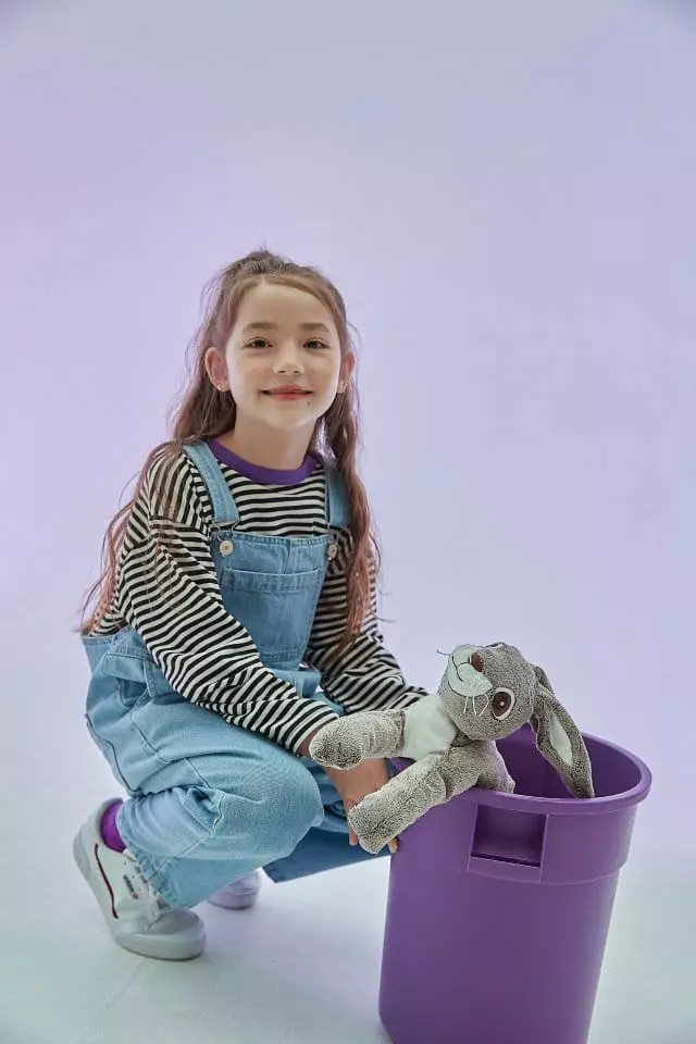 Kokoyarn - Korean Children Fashion - #magicofchildhood - Jade Denim Overalls  - 4