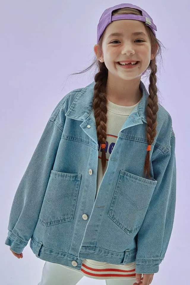 Kokoyarn - Korean Children Fashion - #minifashionista - Spring Denim Jacket - 3