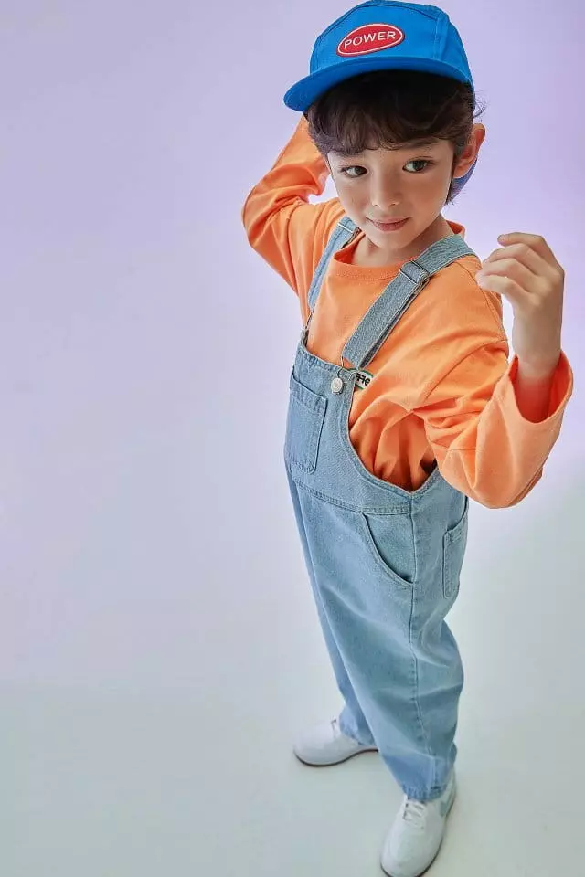 Kokoyarn - Korean Children Fashion - #stylishchildhood - Jade Denim Overalls  - 8