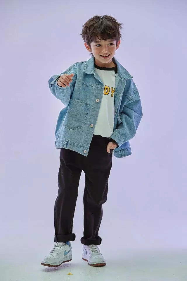 Kokoyarn - Korean Children Fashion - #stylishchildhood - Spring Denim Jacket - 7