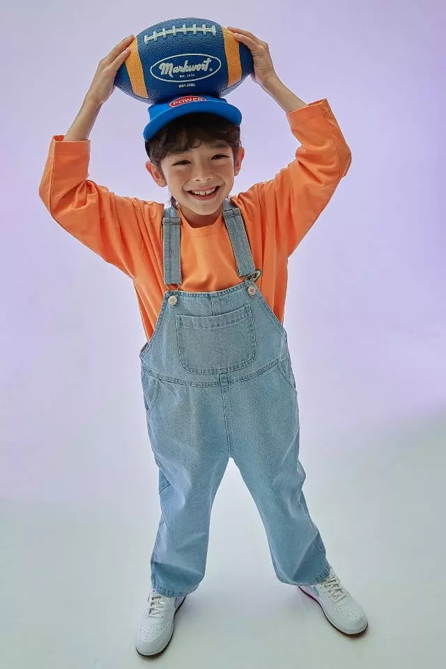 Kokoyarn - Korean Children Fashion - #toddlerclothing - Jade Denim Overalls  - 7