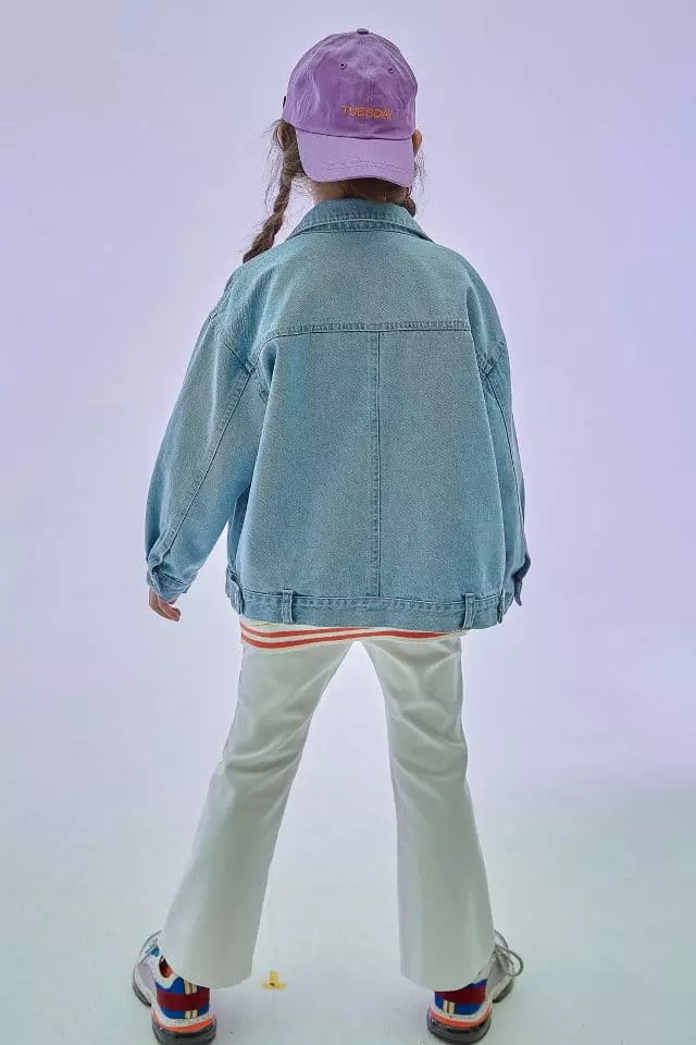 Kokoyarn - Korean Children Fashion - #toddlerclothing - Spring Denim Jacket - 6