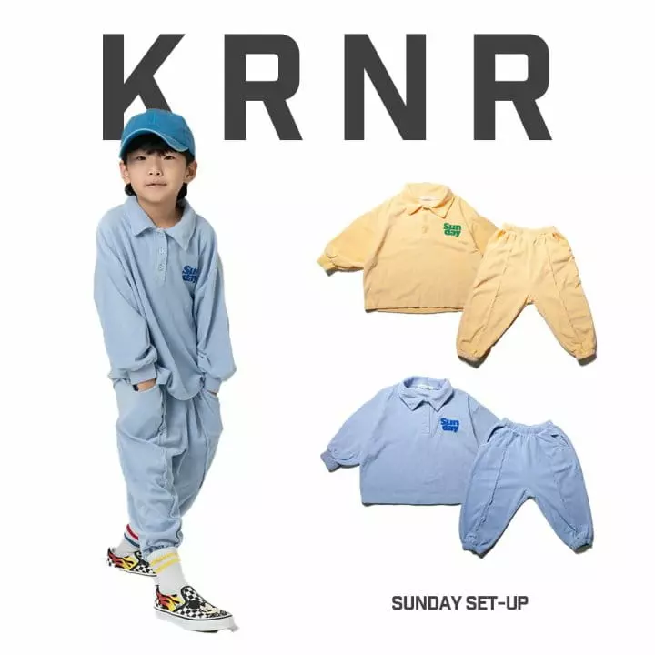 Kurenard - Korean Children Fashion - #Kfashion4kids - Sunday Top Bottom Set