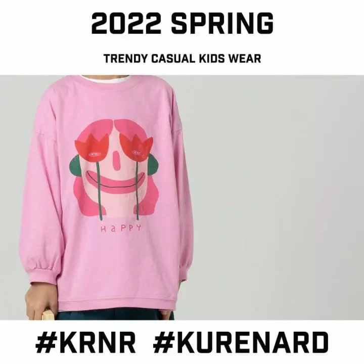 Kurenard - Korean Children Fashion - #childofig - Happy Smile Tee - 5