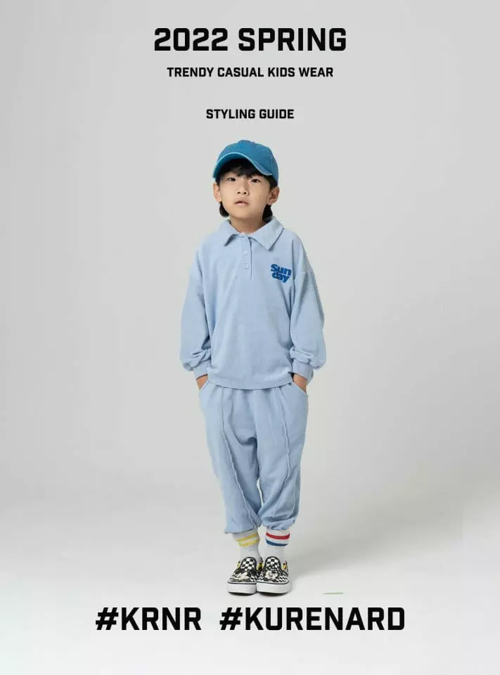 Kurenard - Korean Children Fashion - #childofig - Sunday Top Bottom Set - 9