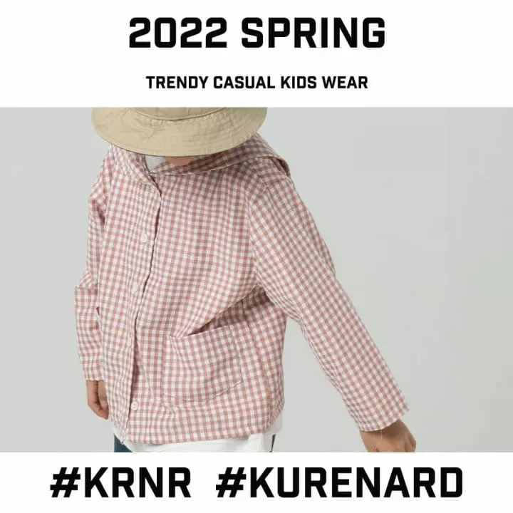 Kurenard - Korean Children Fashion - #discoveringself - Check Rider Dog Shirt - 2