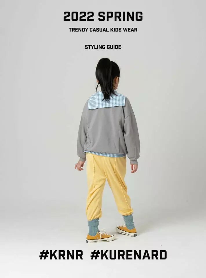 Kurenard - Korean Children Fashion - #discoveringself - Sunday Top Bottom Set - 12