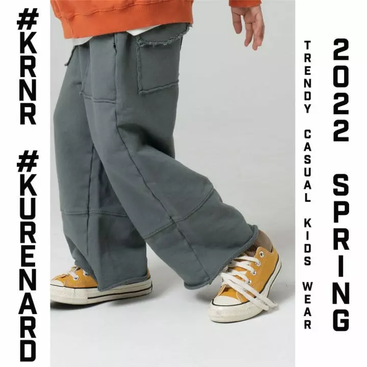 Kurenard - Korean Children Fashion - #kidsstore - Wide Cutting Pants - 4