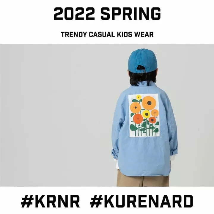Kurenard - Korean Children Fashion - #littlefashionista - Spring Flower Shirt - 4