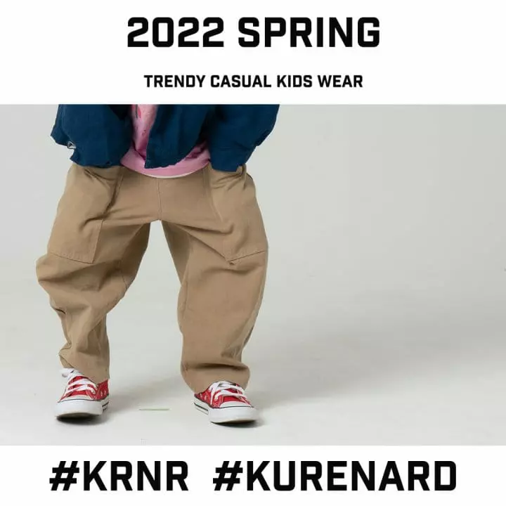 Kurenard - Korean Children Fashion - #minifashionista - Big Pocket Chino Pants - 3