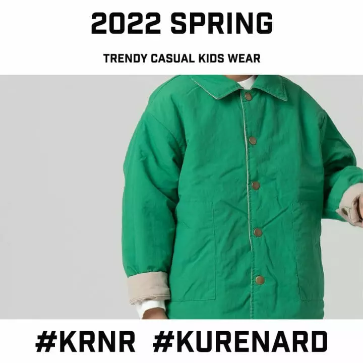 Kurenard - Korean Children Fashion - #prettylittlegirls - Basic Reversible Jacket - 3