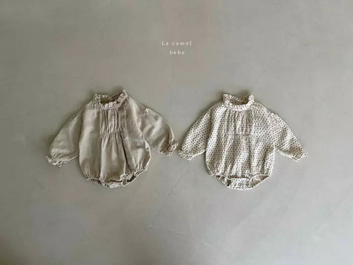 La Camel - Korean Baby Fashion - #babygirlfashion - Adel Bodysuit - 4