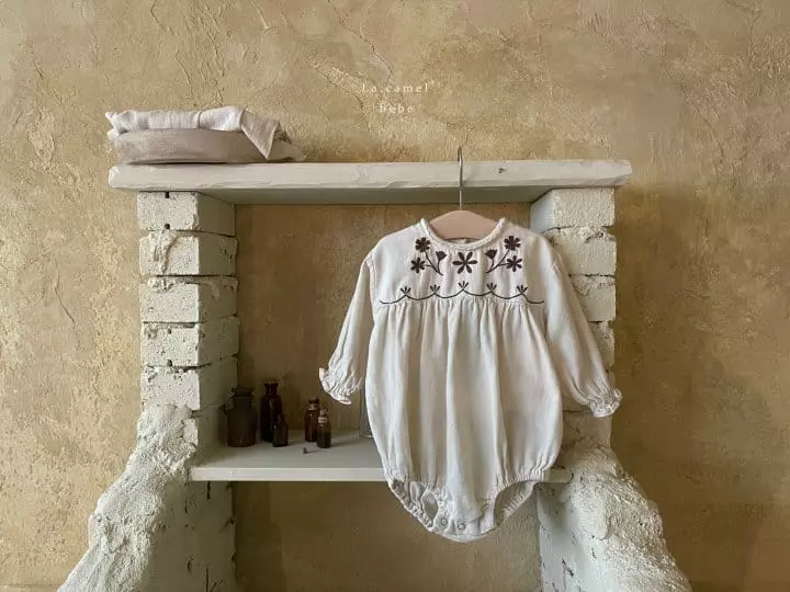 La Camel - Korean Baby Fashion - #babyoutfit - Shabi Bodysuit