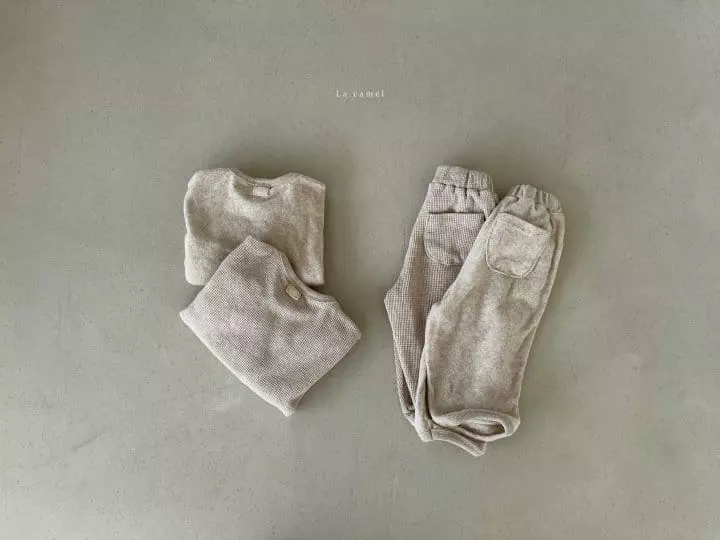 La Camel - Korean Children Fashion - #Kfashion4kids - Butter Top Bottom Set - 11