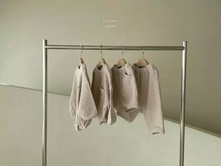 La Camel - Korean Children Fashion - #discoveringself - Butter Top Bottom Set - 6