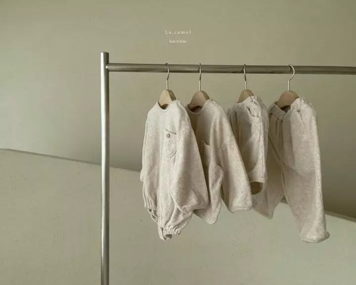 La Camel - Korean Children Fashion - #fashionkids - Butter Top Bottom Set - 7