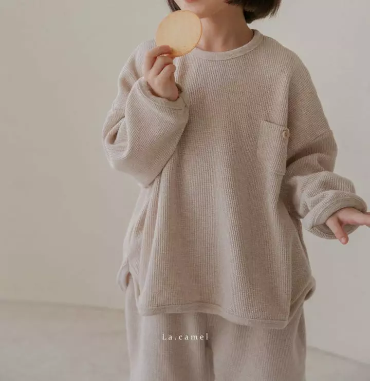 La Camel - Korean Children Fashion - #littlefashionista - Butter Top Bottom Set - 12