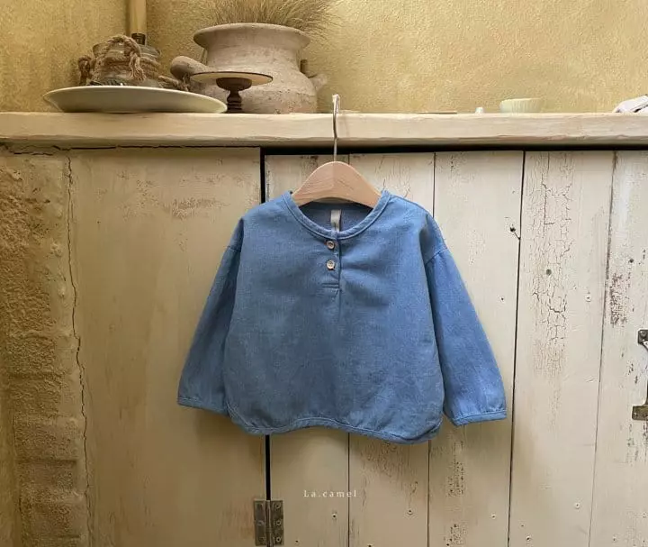 La Camel - Korean Children Fashion - #stylishchildhood - Denim Shirt - 3