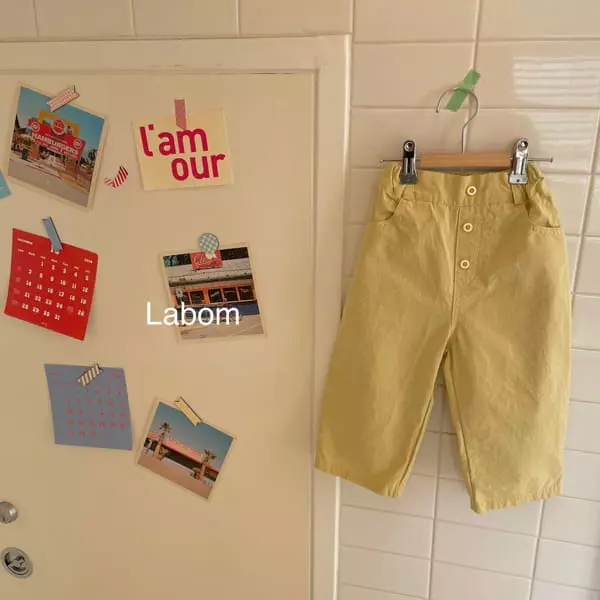 Labom - Korean Children Fashion - #designkidswear - Jelly Button Pants - 12