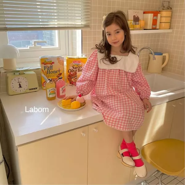 Labom - Korean Children Fashion - #kidsstore - Celery Check One-piece - 8