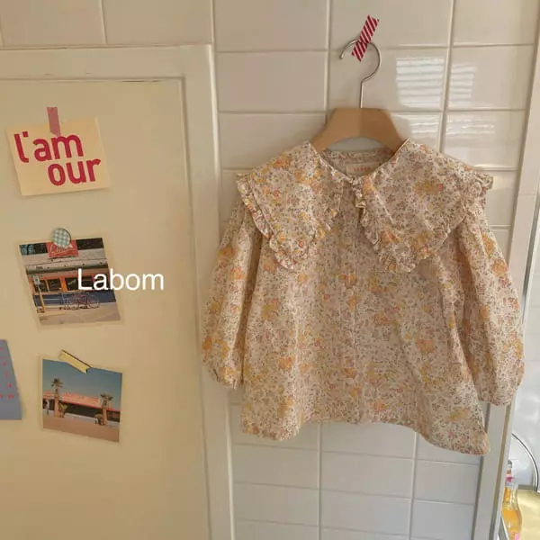 Labom - Korean Children Fashion - #minifashionista - Miu Collar Blouse - 12