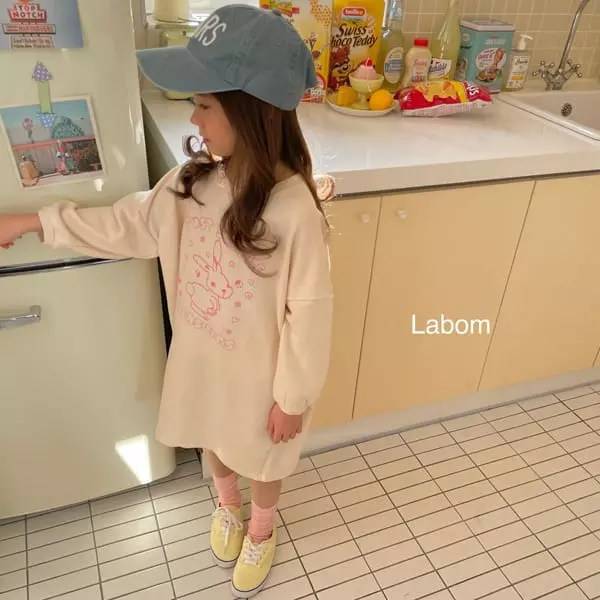 Labom - Korean Children Fashion - #todddlerfashion - Barnie Barnie One-piece - 2