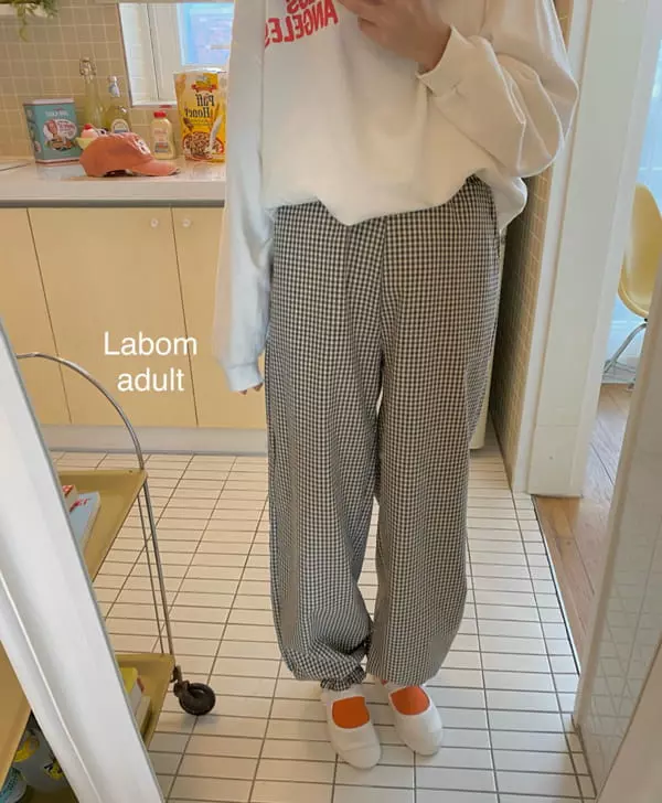 Labom - Korean Women Fashion - #momslook - Mom Ggomo Pants - 2