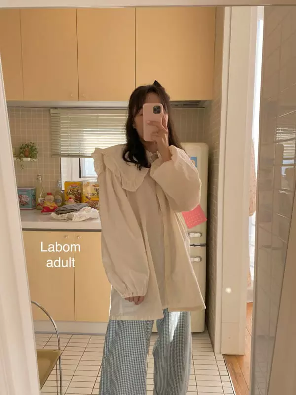 Labom - Korean Women Fashion - #momslook - Mom Miu Collar Blouse - 7