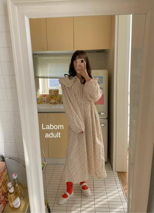 Labom - Korean Women Fashion - #vintageinspired - Mom Cecilly One-piece - 11