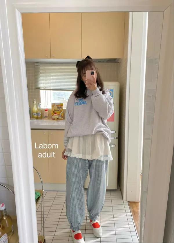 Labom - Korean Women Fashion - #vintageinspired - Mom Los Angeles Tee - 9