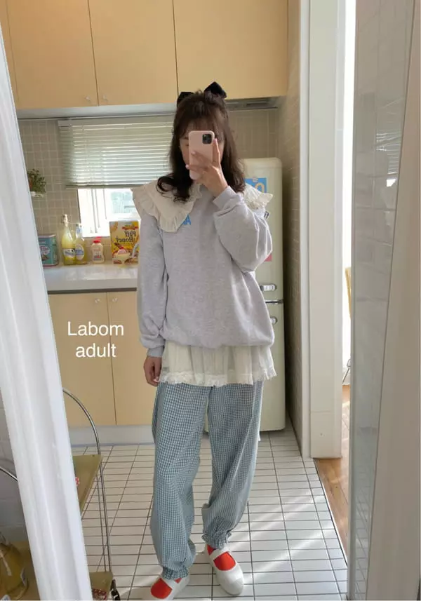 Labom - Korean Women Fashion - #vintagekidsstyle - Mom Miu Collar Blouse - 11