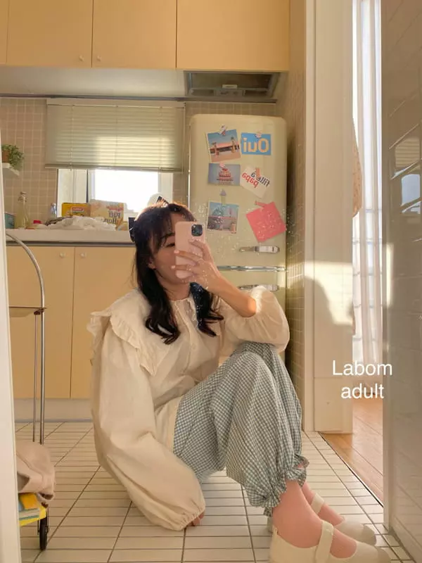 Labom - Korean Women Fashion - #womensfashion - Mom Miu Collar Blouse - 9