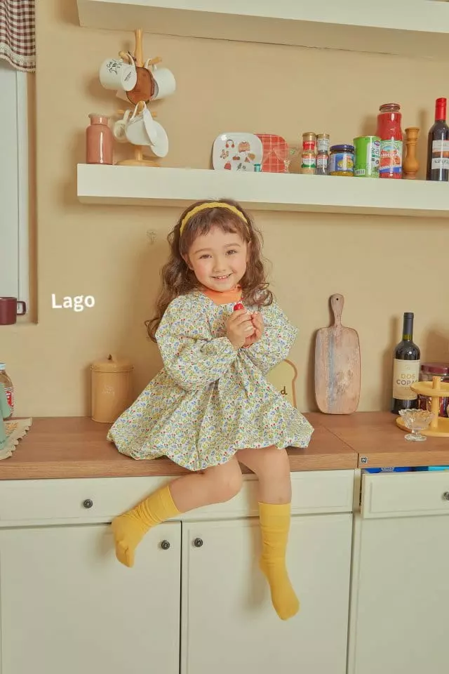 Lago - Korean Children Fashion - #Kfashion4kids - Pumpkin One-piece - 2