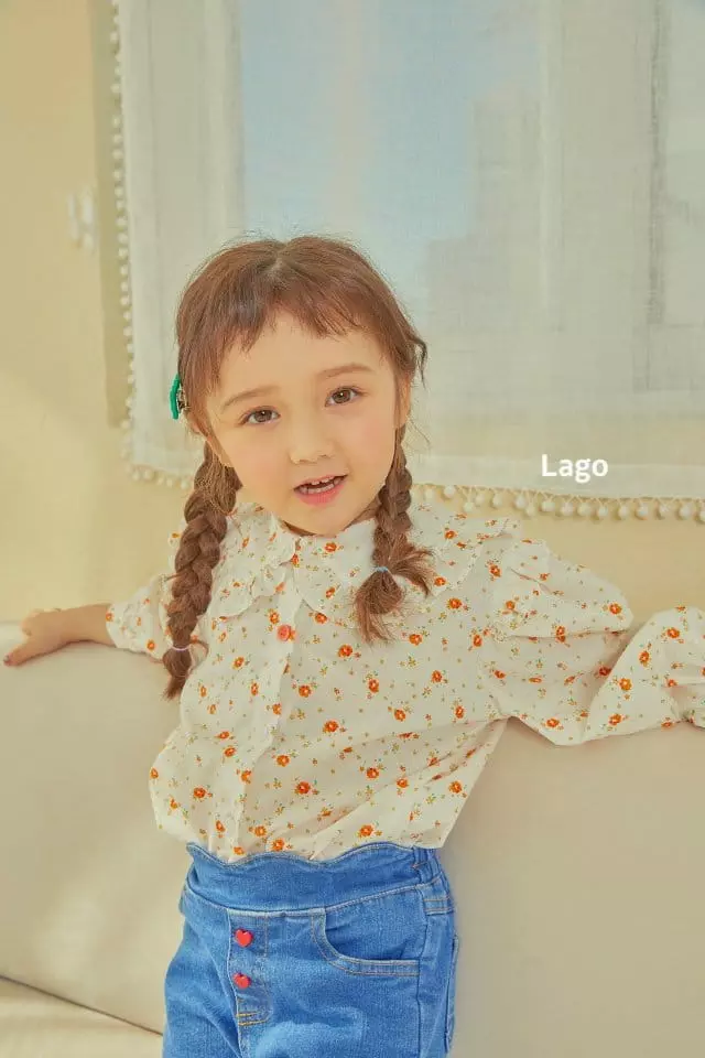 Lago - Korean Children Fashion - #childofig - Joy Ruffle Blouse - 3