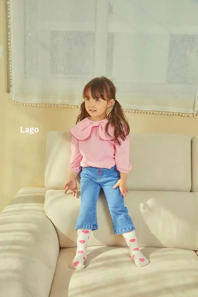 Lago - Korean Children Fashion - #childofig - Ribbon Tee