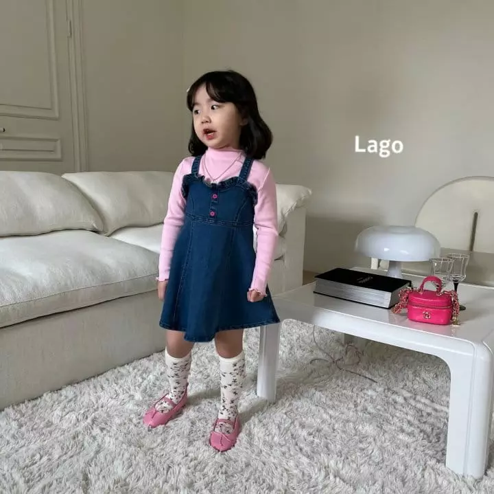 Lago - Korean Children Fashion - #childofig - Bobo Denim One-piece - 4