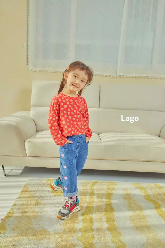 Lago - Korean Children Fashion - #designkidswear - Hear Clover Tee