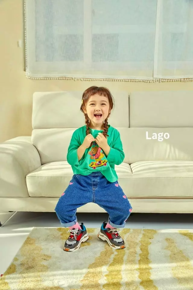 Lago - Korean Children Fashion - #discoveringself - Bib Board Tee - 3