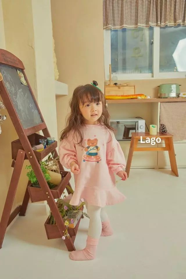 Lago - Korean Children Fashion - #discoveringself - Board Bear One-piece - 7