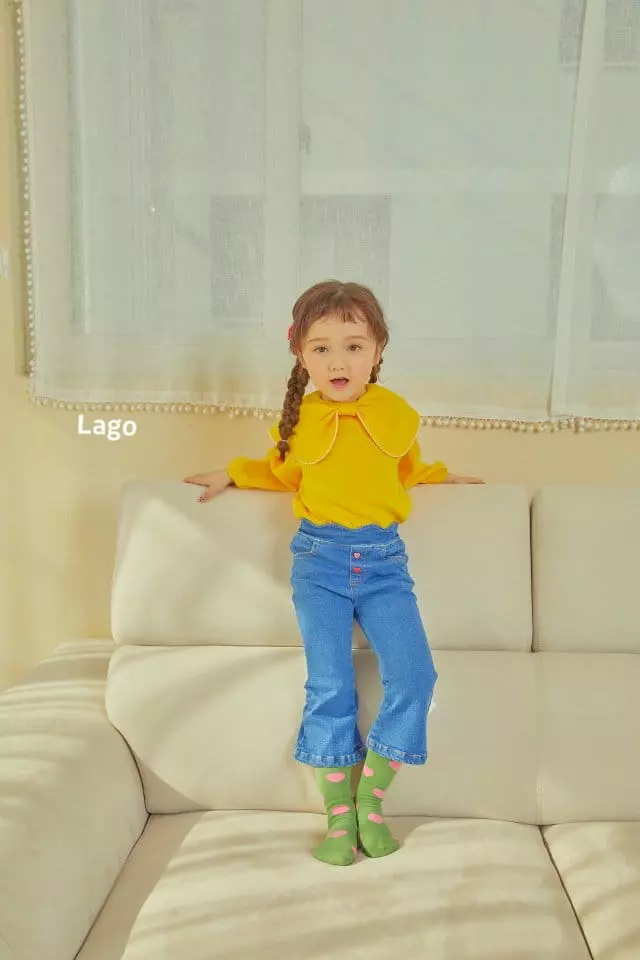 Lago - Korean Children Fashion - #fashionkids - Ribbon Tee - 5