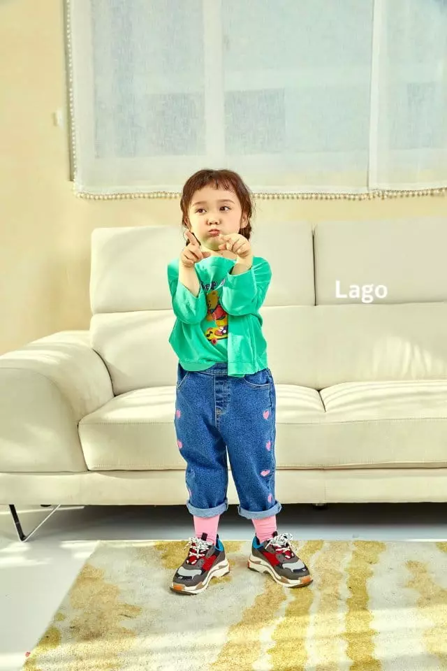 Lago - Korean Children Fashion - #discoveringself - Bib Board Tee - 4