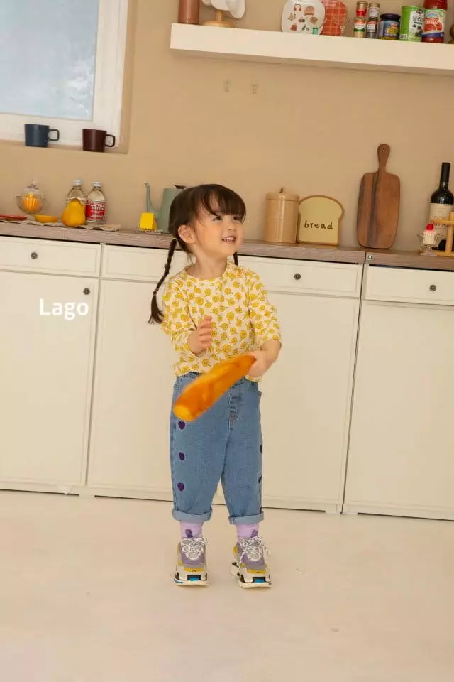 Lago - Korean Children Fashion - #fashionkids - Hear Clover Tee - 4