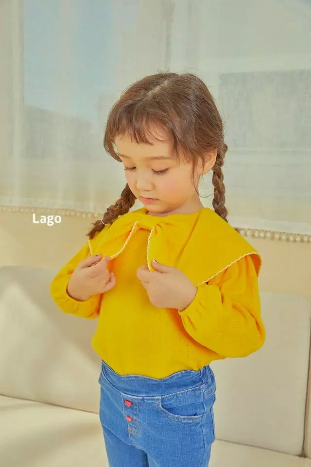 Lago - Korean Children Fashion - #kidsstore - Ribbon Tee - 7