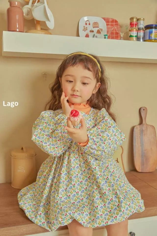 Lago - Korean Children Fashion - #kidzfashiontrend - Pumpkin One-piece